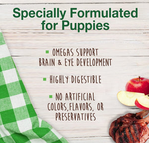 Nylabone Healthy Edibles Natural Puppy Chew Treats Lamb and Apple Flavor - PetMountain.com