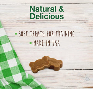 36 oz (6 x 6 oz) Nylabone Natural Healthy Edibles Peanut Butter Chewy Bites Dog Treats