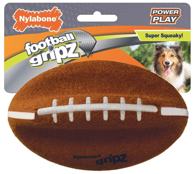 Nylabone Power Play Football Medium 5.5" Dog Toy - PetMountain.com