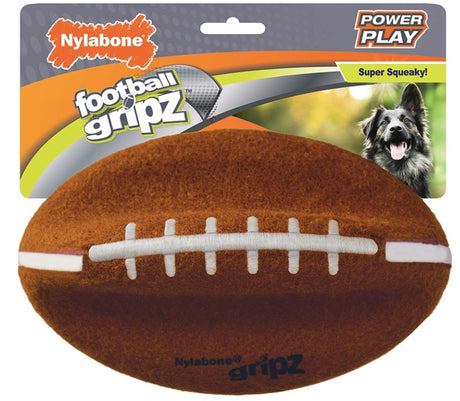 4 count Nylabone Power Play Football Large 8.5" Dog Toy