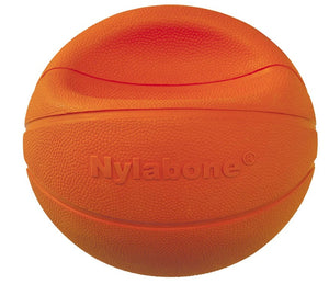Nylabone Power Play B-Ball Grips Basketball Large 6.5" Dog Toy - PetMountain.com