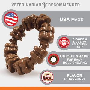Nylabone Dura Chew Textured Ring Flavor Medley Small - PetMountain.com