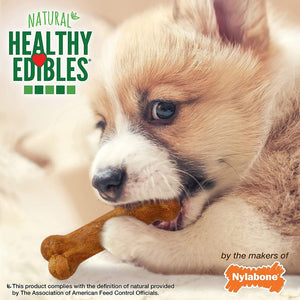 48 count (3 x 16 ct) Nylabone Healthy Edibles Chews Turkey and Sweet Potato Flavor Petite