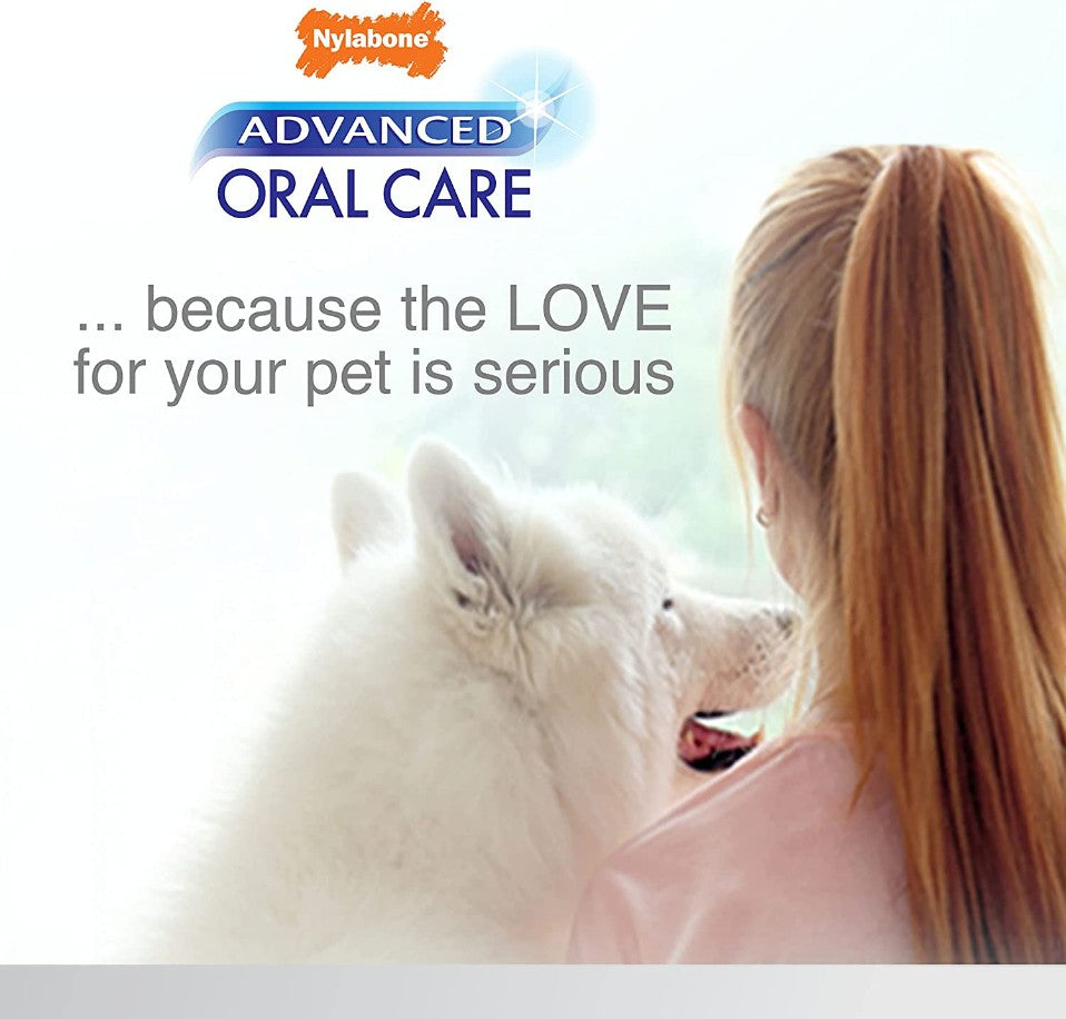 Nylabone Advanced Oral Care Senior Dog Dental Kit with Cushiony Soft-Bristle Toothbrush - PetMountain.com