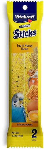 Vitakraft Crunch Sticks Egg and Honey for Parakeets - PetMountain.com