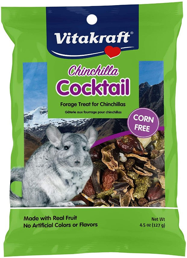 Vitakraft Chinchilla Cocktail Forage Treat Made with Real Fruit - PetMountain.com