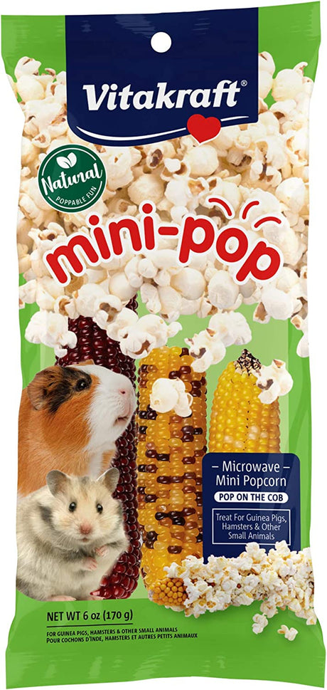 36 oz (6 x 6 oz) Vitakraft Mini-Pop Indian Corn Treat for Small Animals