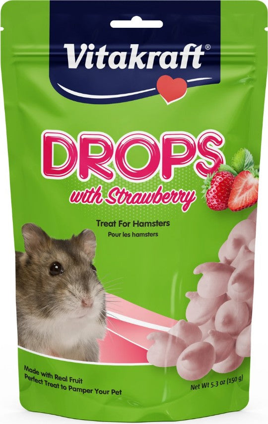 Vitakraft Drops with Strawberry for Hamsters - PetMountain.com