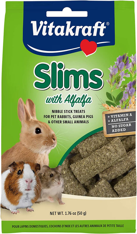 8.8 oz (5 x 1.76 oz) Vitakraft Rabbit Slims with Alfalfa