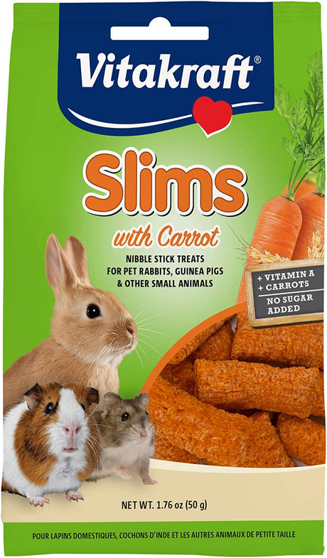 1.76 oz Vitakraft Slims with Carrot for Rabbits