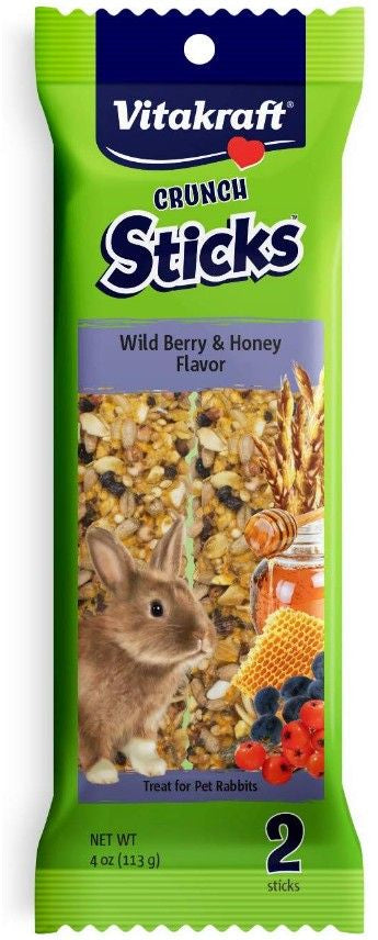 Vitakraft Wild Berry and Honey Flavor Crunch Sticks - PetMountain.com