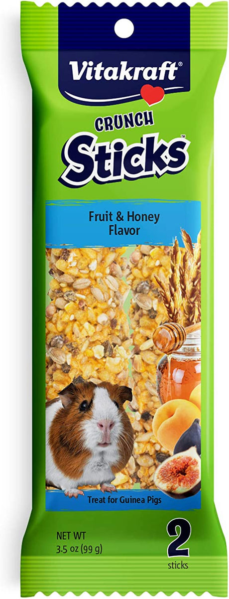 Vitakraft Crunch Sticks Guinea Pig Treat Fruit and Honey - PetMountain.com