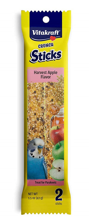Vitakraft Crunch Sticks Harvest Apple Parakeet Treats - PetMountain.com