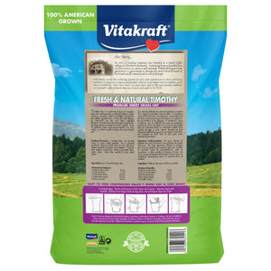 112 oz (4 x 28 oz) Vitakraft Timothy Premium Sweet Grass Hay