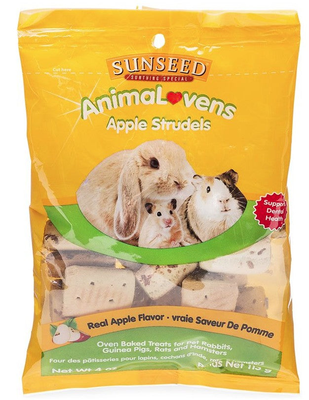 Sunseed AnimaLovens Apple Strudels for Small Animals - PetMountain.com