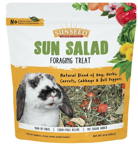 60 oz (6 x 10 oz) Sunseed Sun Salad Rabbit Foraging Treat