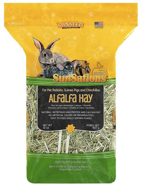 192 oz (6 x 32 oz) Sunseed SunSations Natural Alfalfa Hay
