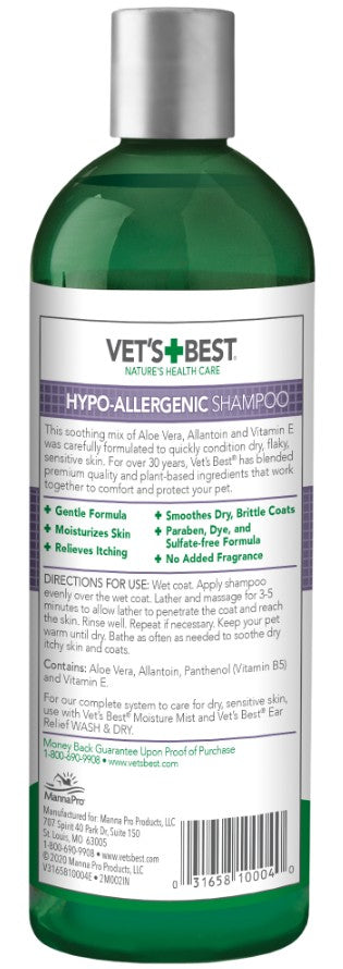 Vets Best Hypo-Allergenic Shampoo - PetMountain.com