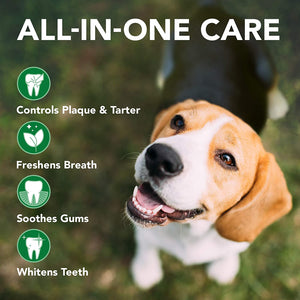 17.5 oz (5 x 3.5 oz) Vets Best Dental Gel Toothpaste for Dogs