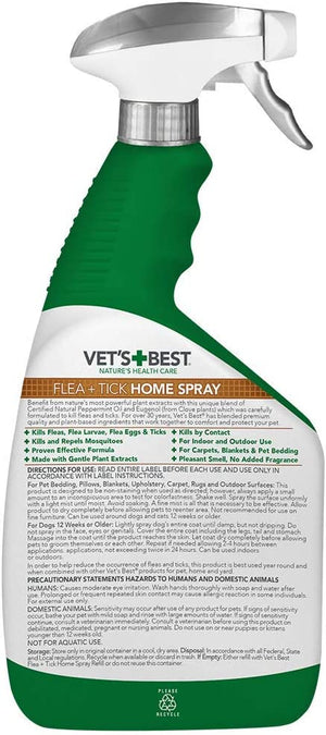 32 oz Vets Best Flea and Tick Home Spray