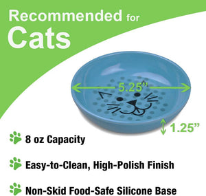 1 count Van Ness Ecoware Decorative Cat Dish