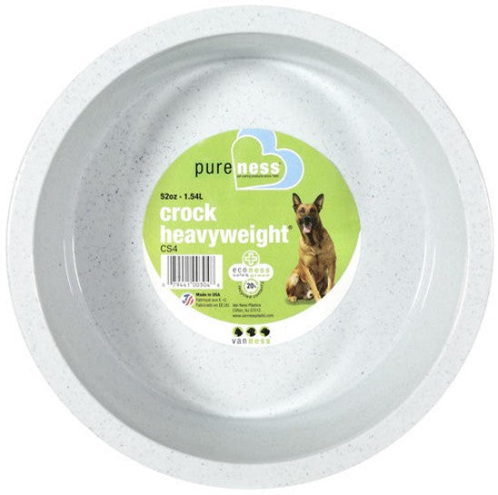 Van Ness Crock Heavyweight Feeding Dish for Food or Water - PetMountain.com
