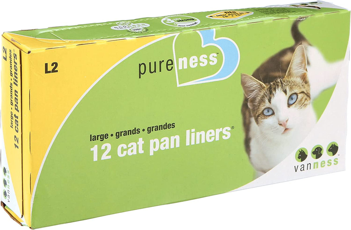 1 count Van Ness Cat Starter Kit with Litter Pan, Cat Pan Liners, Litter Scoop, Food and Water Bowls Assorted Colors