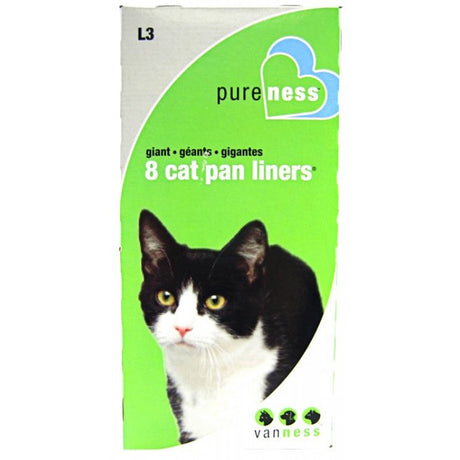 Giant - 8 count Van Ness PureNess Cat Pan Liners