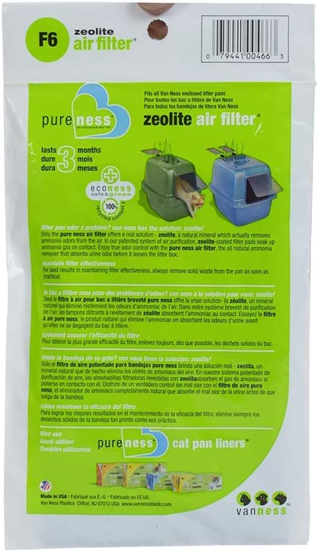 12 count Van Ness Zeolite Air Filter Replacement Cartridge