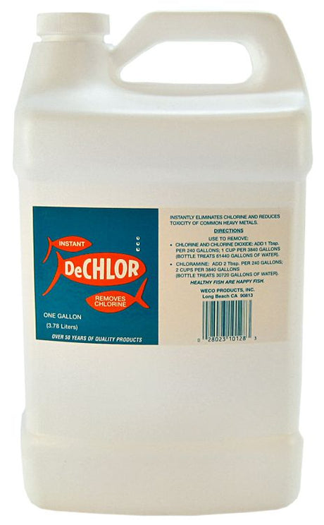 2 gallon (2 x 1 gal) Weco Instant DeChlor Water Conditioner