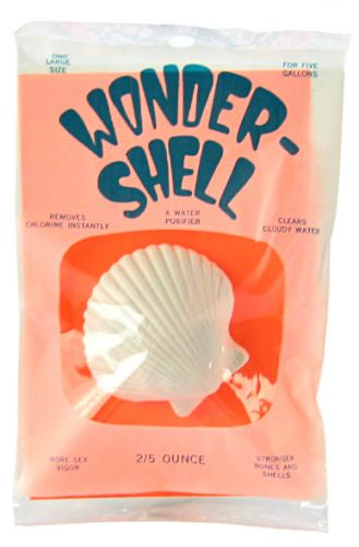 Large - 1 count Weco Wonder Shell Removes Chlorine and Clears Cloudy Water in Aquariums