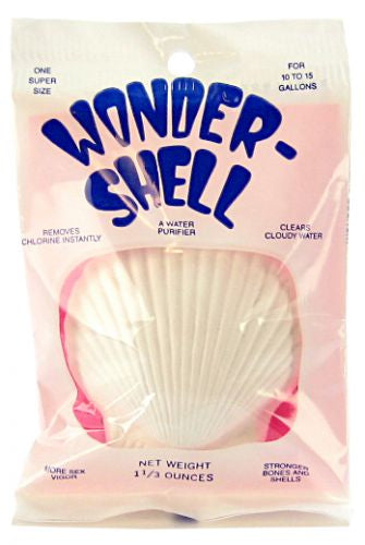 Super - 1 count Weco Wonder Shell Removes Chlorine and Clears Cloudy Water in Aquariums