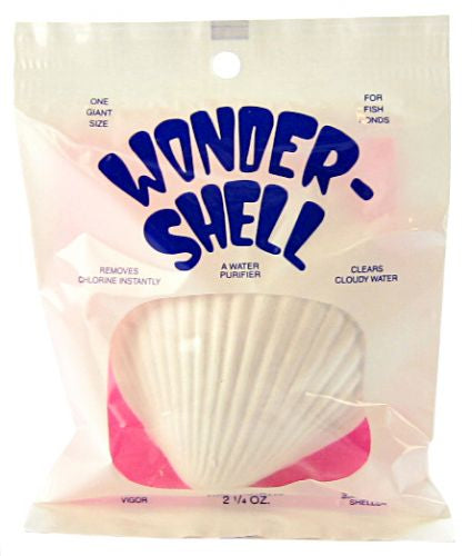Giant - 1 count Weco Wonder Shell Removes Chlorine and Clears Cloudy Water in Aquariums