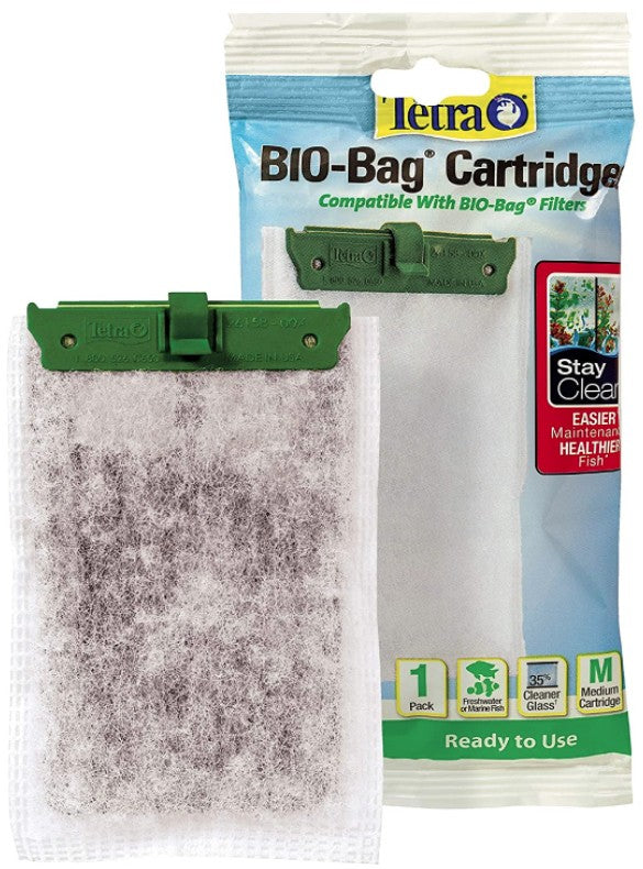 1 count Tetra Bio-Bag Cartridges with StayClean Medium