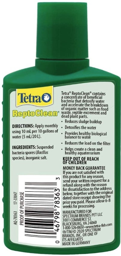 20.28 oz (6 x 3.38 oz) Tetra ReptoClean Water Treatment