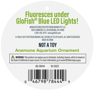 GloFish Anemone Aquarium Ornament Green - PetMountain.com