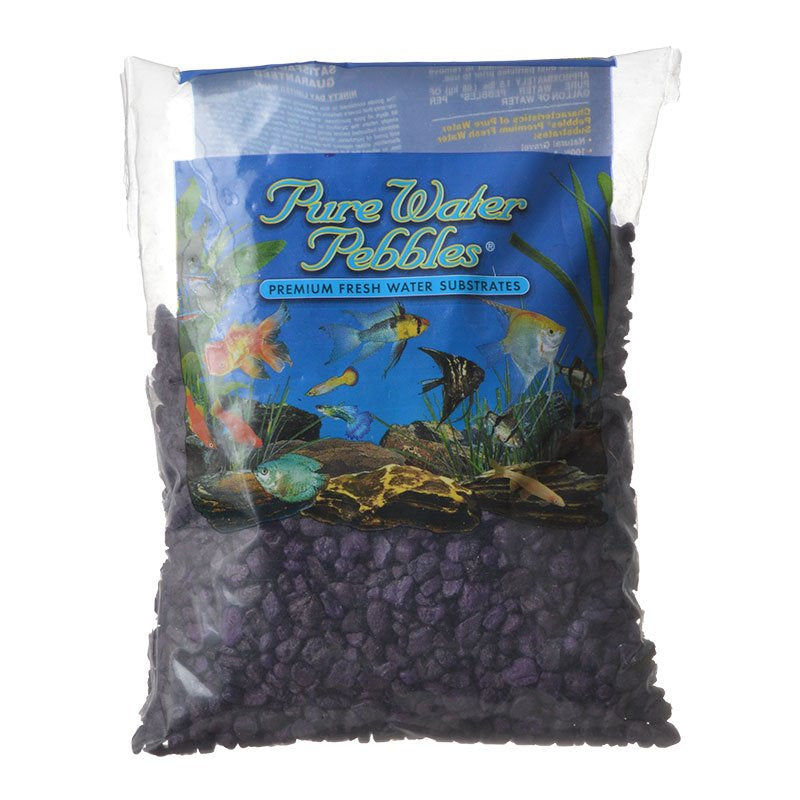 Pure Water Pebbles Aquarium Gravel Purple Passion - PetMountain.com
