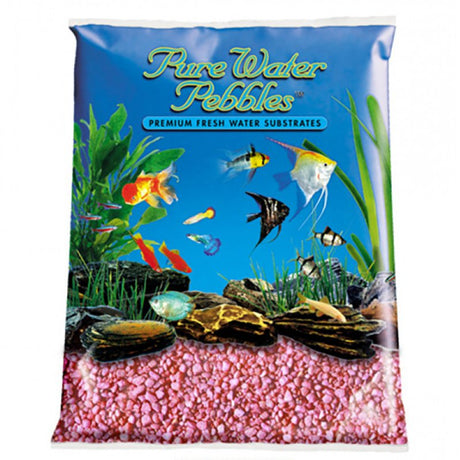 5 lb Pure Water Pebbles Aquarium Gravel Neon Pink