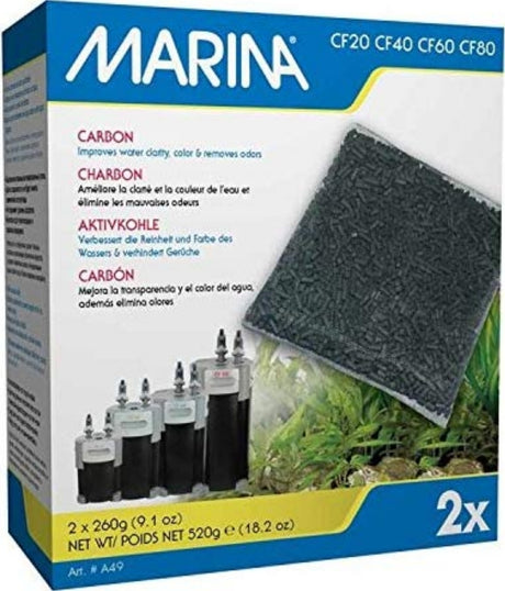 6 count (3 x 2 ct) Marina Canister Filter Replacement Carbon