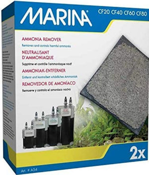 6 count (3 x 2 ct) Marina Canister Filter Replacement Zeolite Ammonia Remover