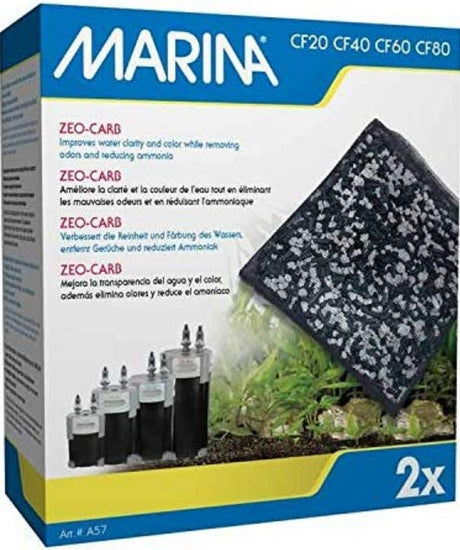 6 count (3 x 2 ct) Marina Canister Filter Replacement Zeo-Carb