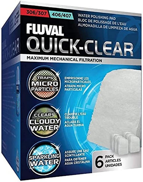 24 count (4 x 6 ct) Fluval Water Polishing Pad Fine