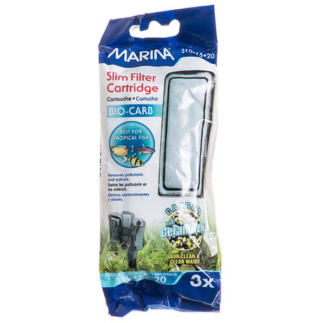 36 count (12 x 3 ct) Marina Bio-Carb Slim Filter Cartridge