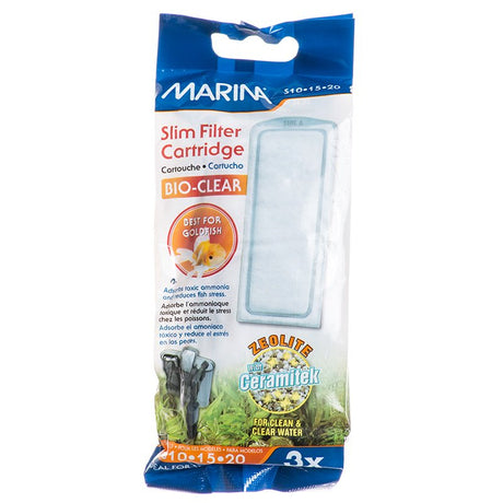 18 count (6 x 3 ct) Marina Bio-Clear Slim Filter Cartridge