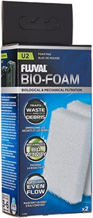 U2 - 12 count Fluval Underwater Filter Foam Pad