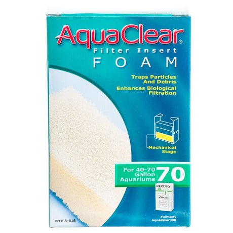 70 gallon - 1 count AquaClear Filter Insert Foam for Aquariums