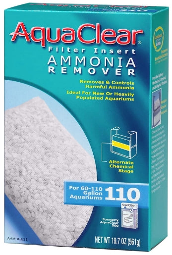 110 gallon - 1 count AquaClear Filter Insert Ammonia Remover