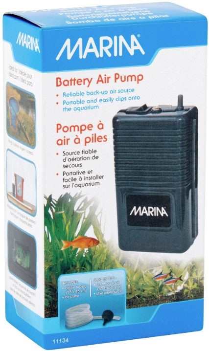 Marina Battery Operated Air Pump for Aquarium or Terrariums - PetMountain.com