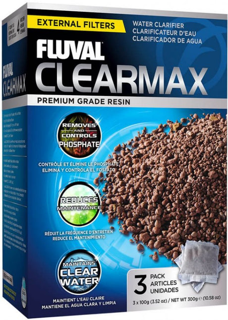 9 count (3 x 3 ct) Fluval Clearmax Phosphate Remove Filter Media