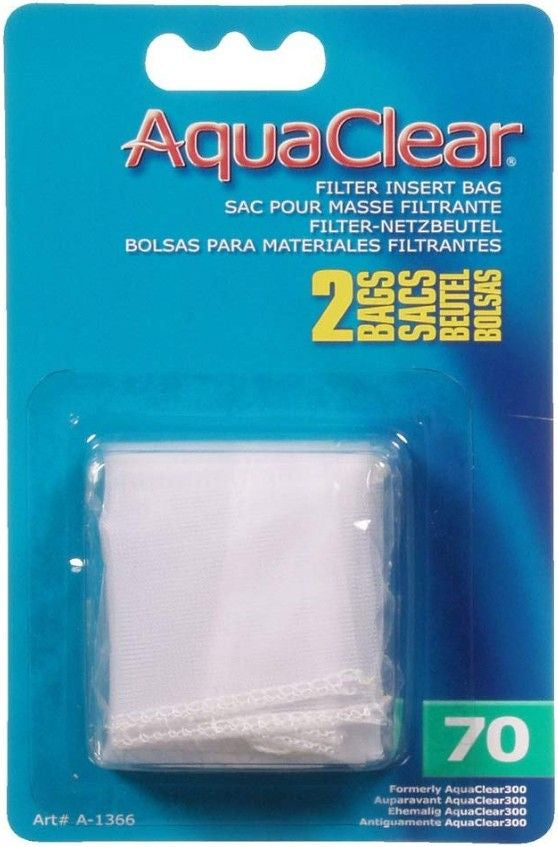 70 gallon - 2 count AquaClear Filter Insert Nylon Media Bag